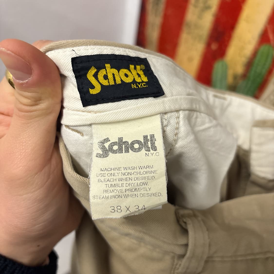 90s 쇼트 클래식 오피서 치노팬츠 컴뱃 트라우저 N770 상품이미지8