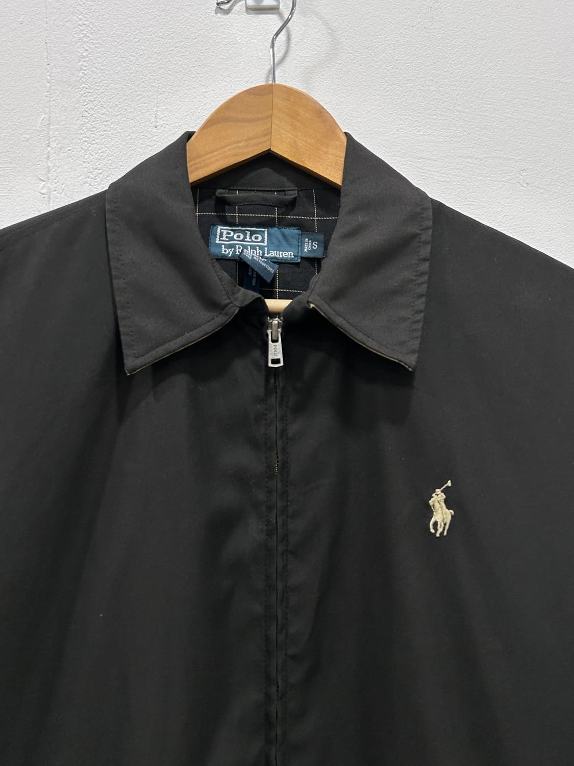[S] 폴로랄프로렌 폴리쉘 스윙탑 블루종 자켓 남성 S사이즈 블랙 상품이미지2