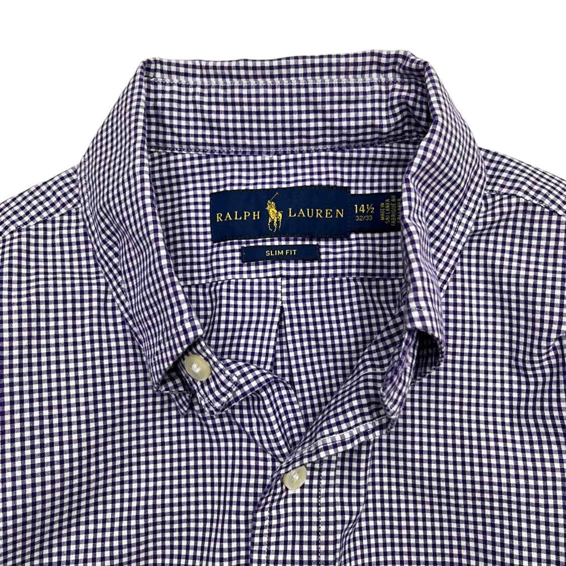 폴로 랄프로렌 그린포니 퍼플 체크 셔츠 14 상품이미지5