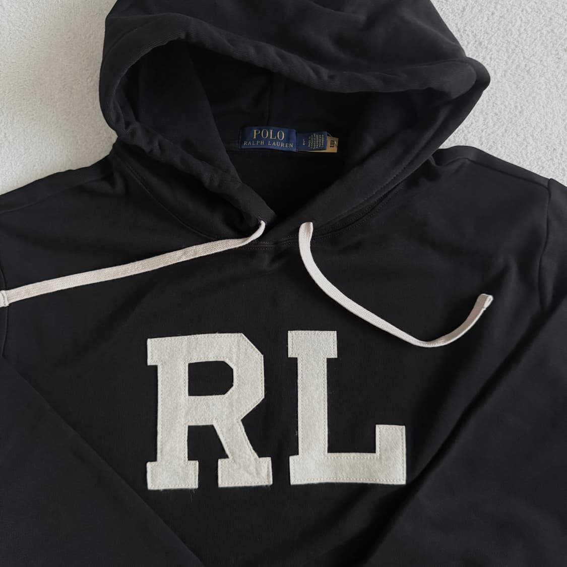 폴로랄프로렌 RL 후드티 블랙 상품이미지3