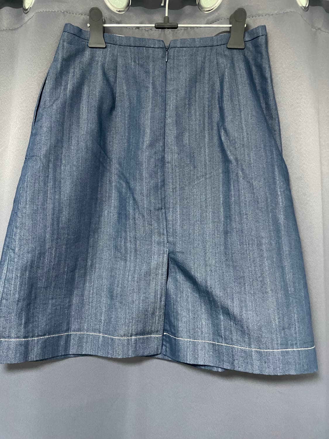 마조네 DENIM SKIRT_BLUE 상품이미지3