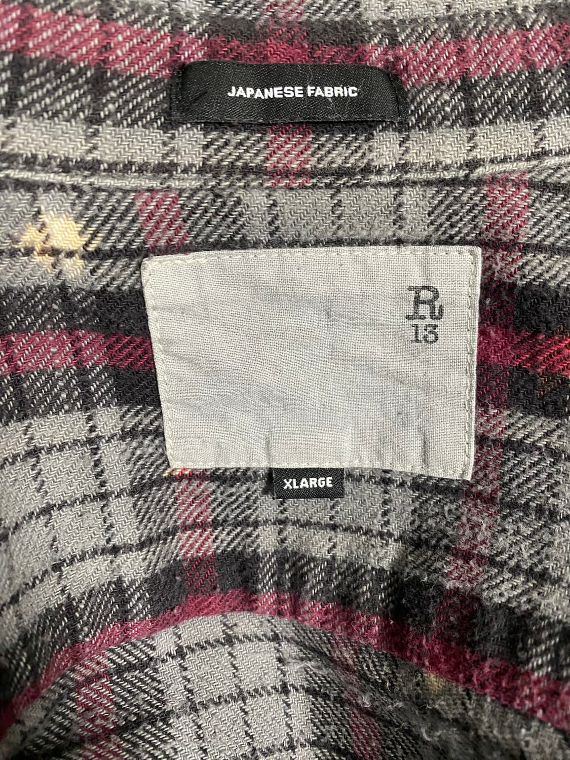 R13 블리치드 셔츠 팔리할리우드 뤡코즈 블라인드파일즈 상품이미지3