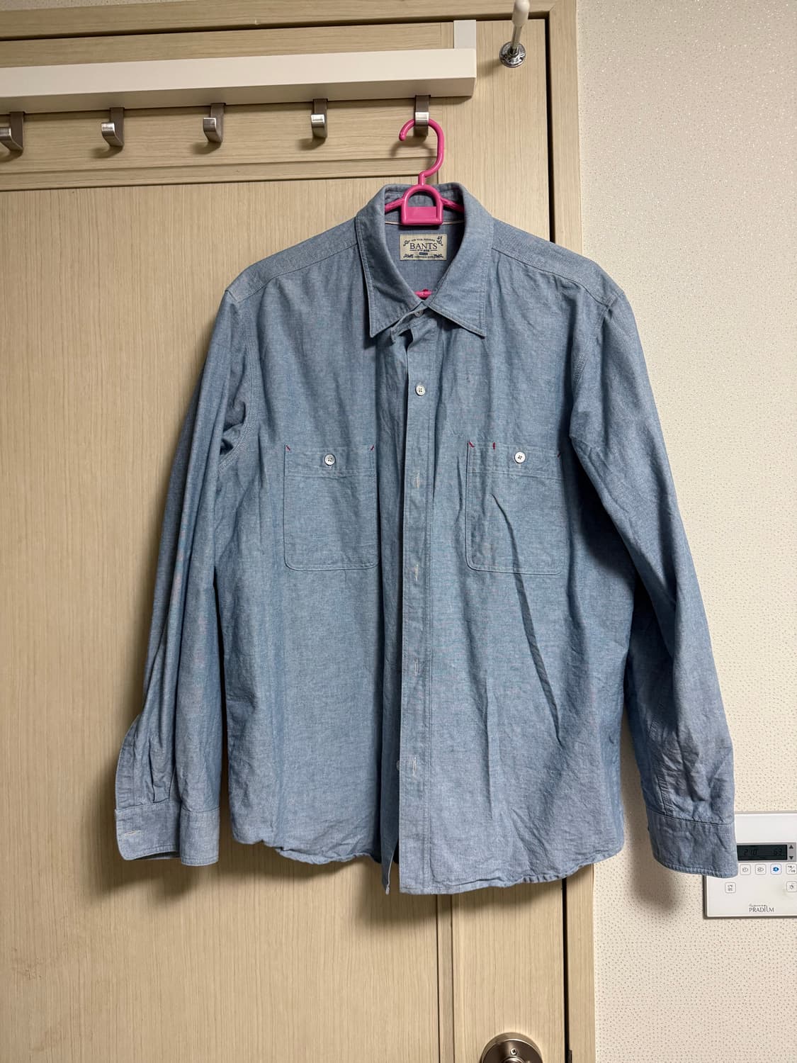 반츠 샴브레이 워크셔츠 48(100) 상품이미지1