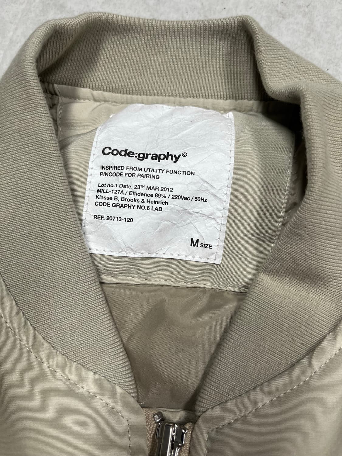 코드그라피 항공점퍼 상품이미지2