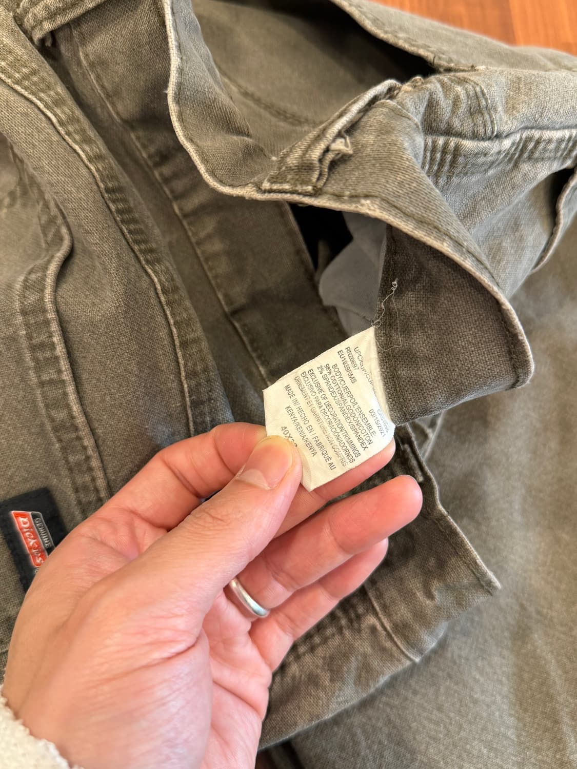 Dickies 디키즈 덕 캔버스 카펜터 워크 팬츠 (40inch) 상품이미지10