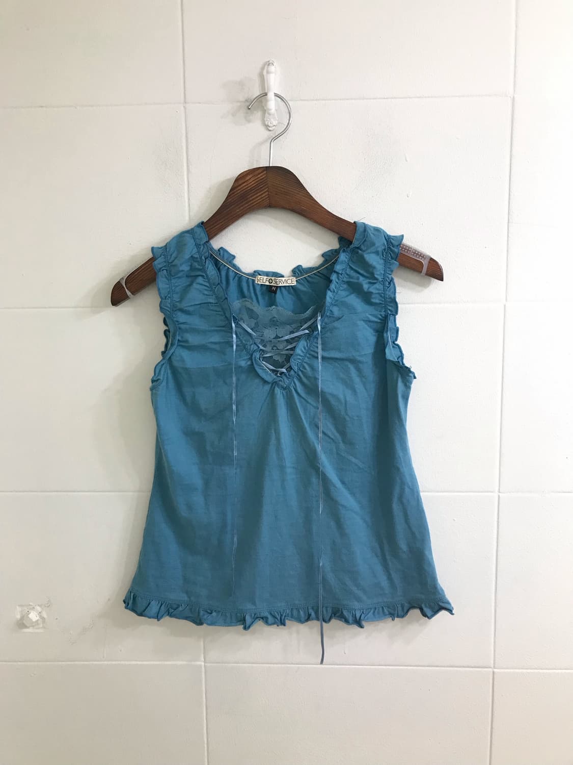 블루 화이트 페어리 소다맛 청량 모리걸 코디세트 상품이미지7