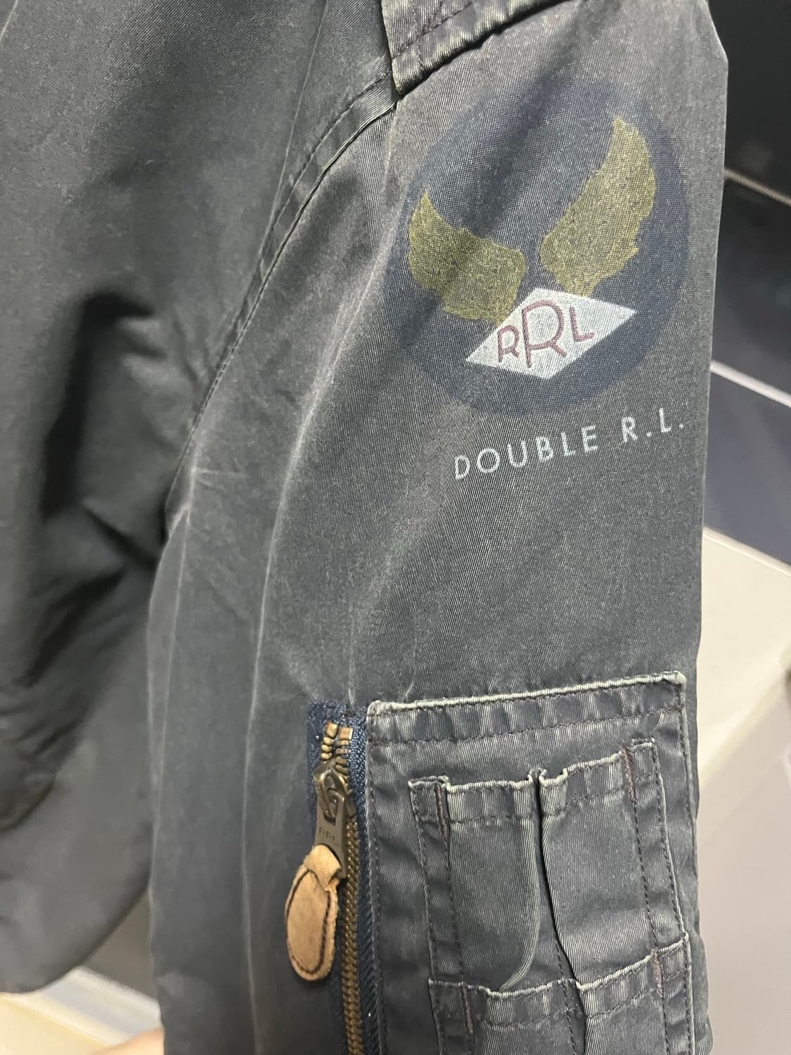 더블알엘 ma-1 자켓 S  상품이미지9