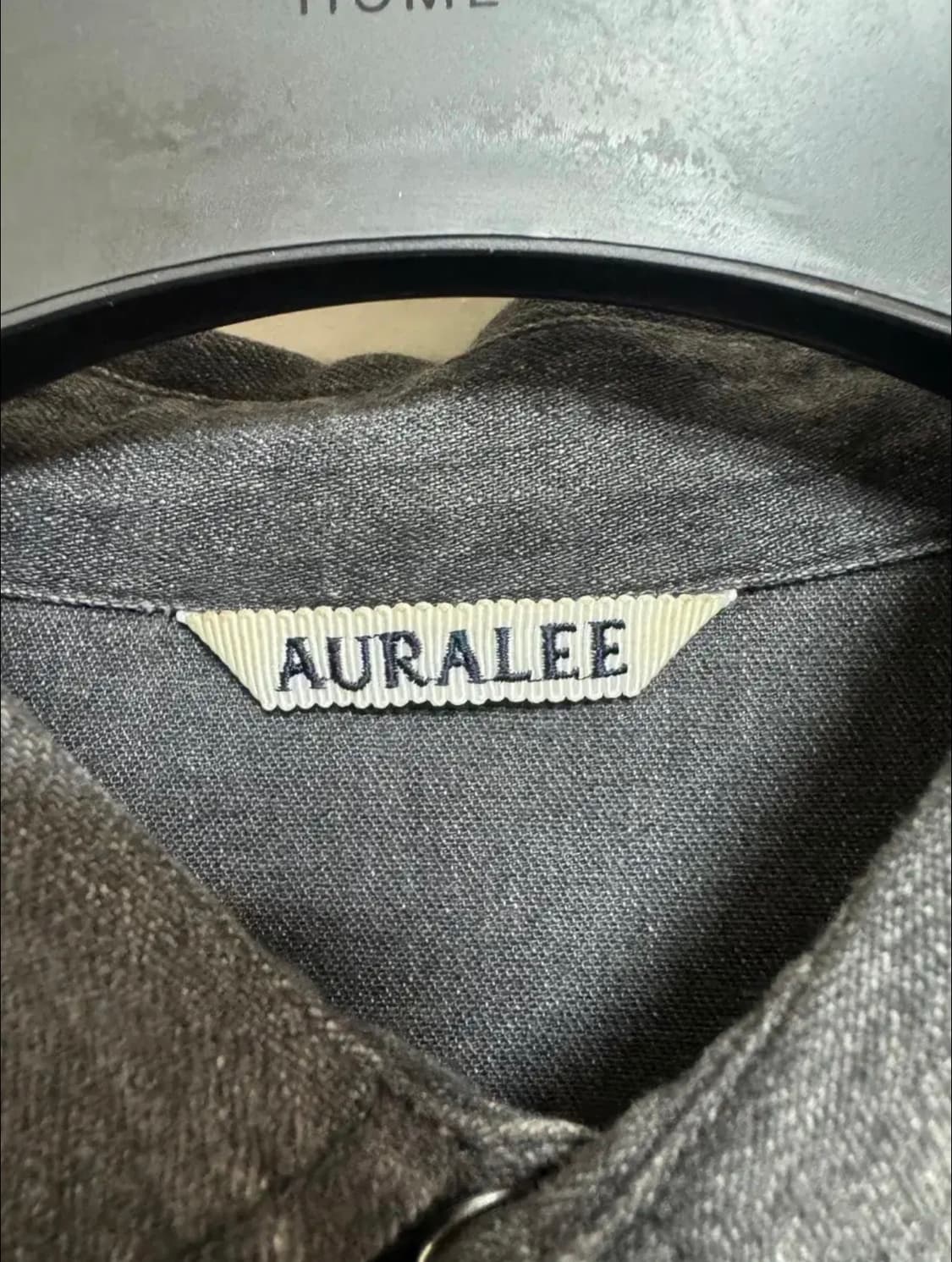 오라리 셀비지 슈퍼 라이트 데님셔츠 5사이즈 상품이미지4