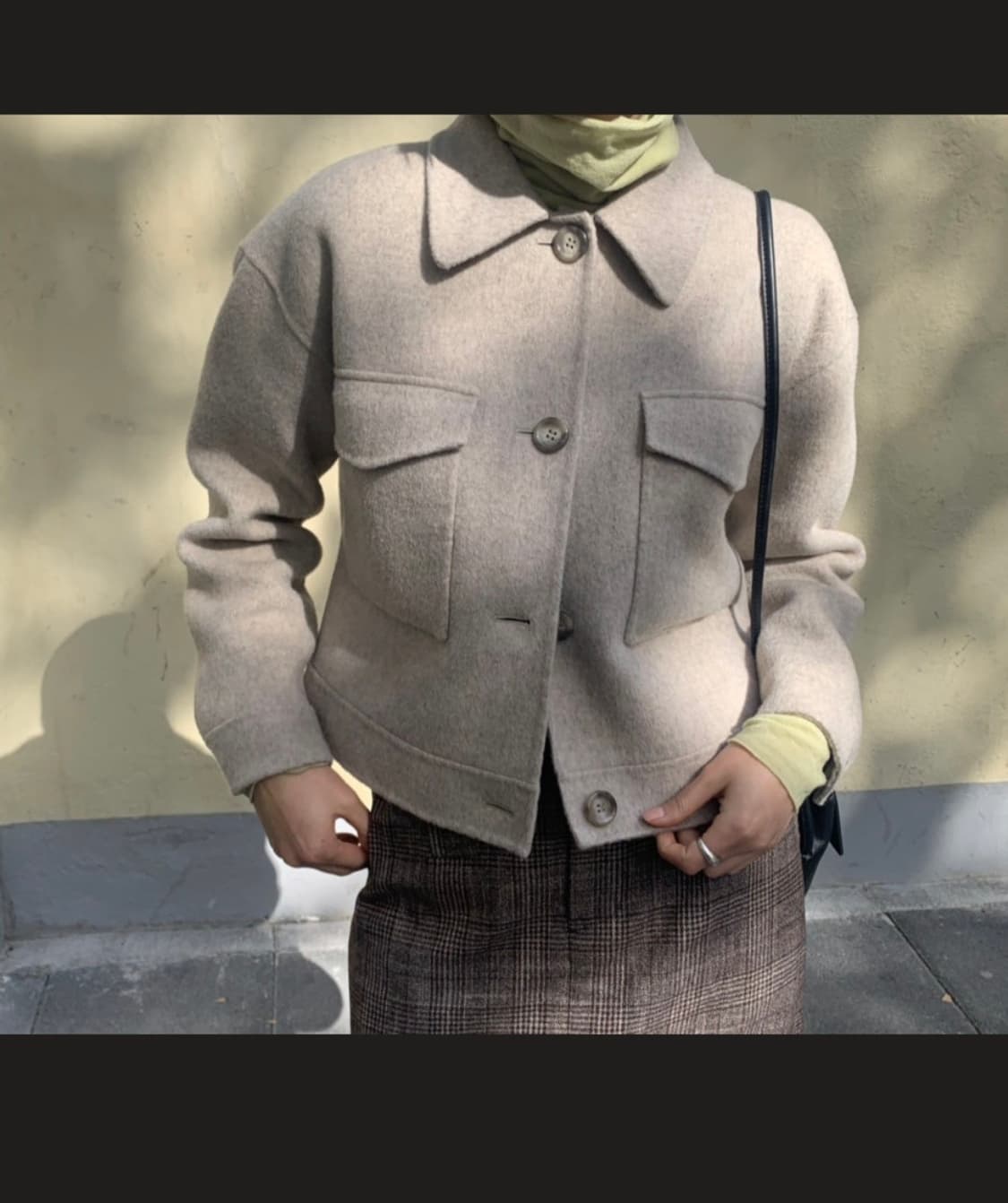 ORE 오어 캐시미어  울자켓  자켓 크롭 자켓 숏자켓 상품이미지1