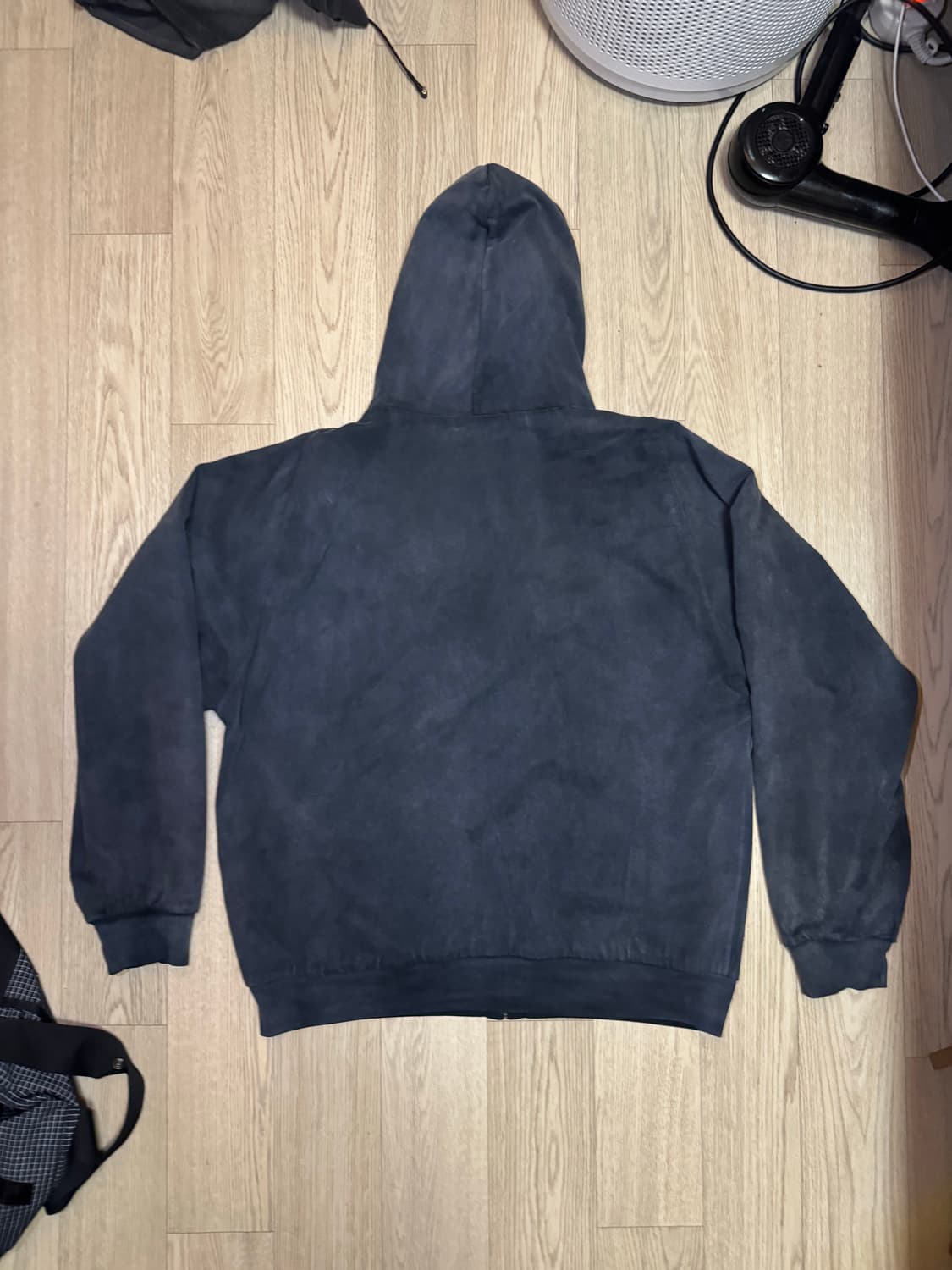 YZY 이지 갭 워싱 후드집업 (후드 끈 버전) 상품이미지3