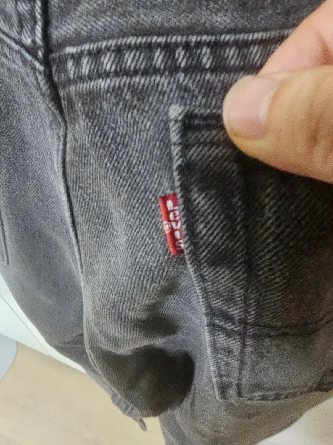 Levi's 90s USA 501 흑청 OG 상품이미지4