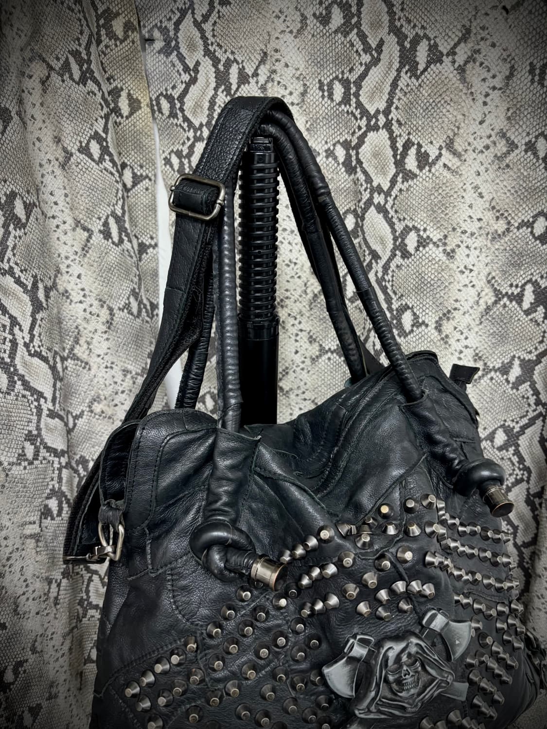 [V-KEI] Studded Real Leather Buckle LGB 상품이미지6