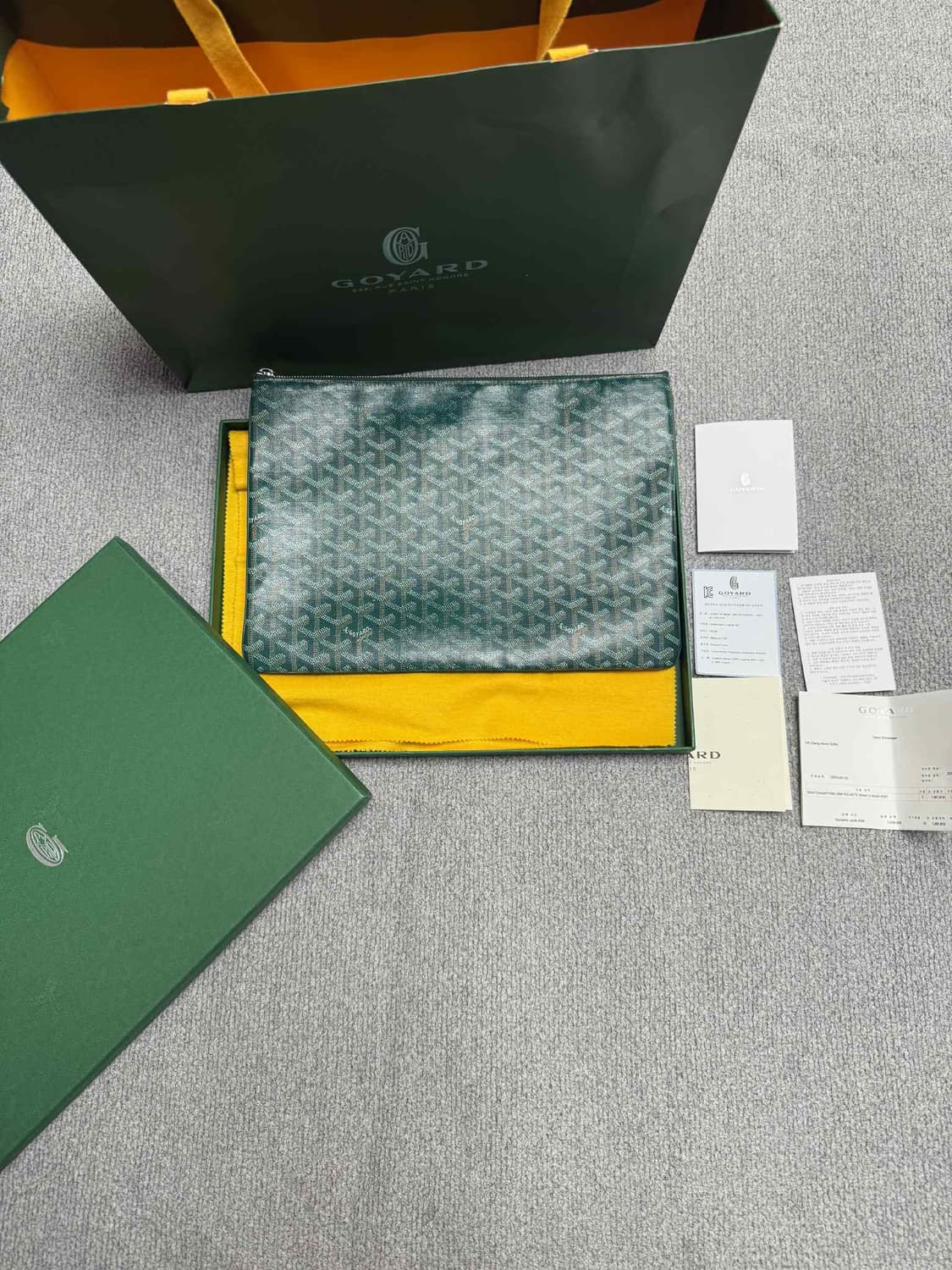 고야드 gm 그린 클러치 상품이미지3