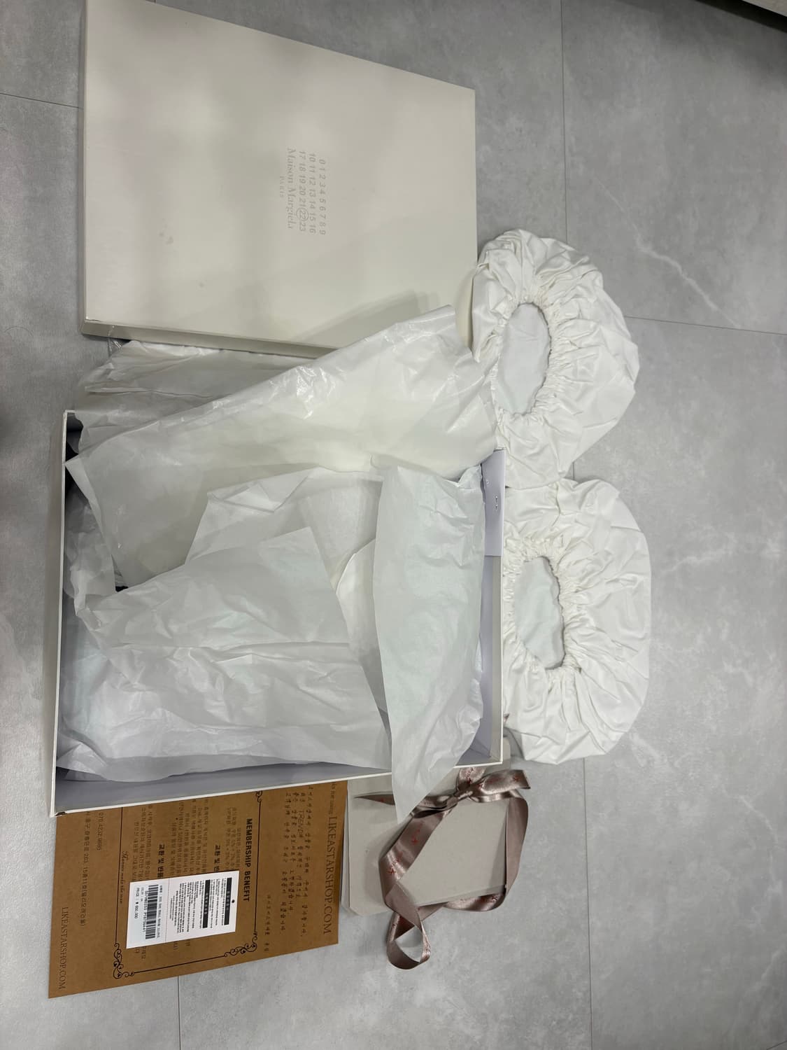 (풀박) 메종 마르지엘라 타비 하이탑 블랙 260팝니다. 상품이미지7