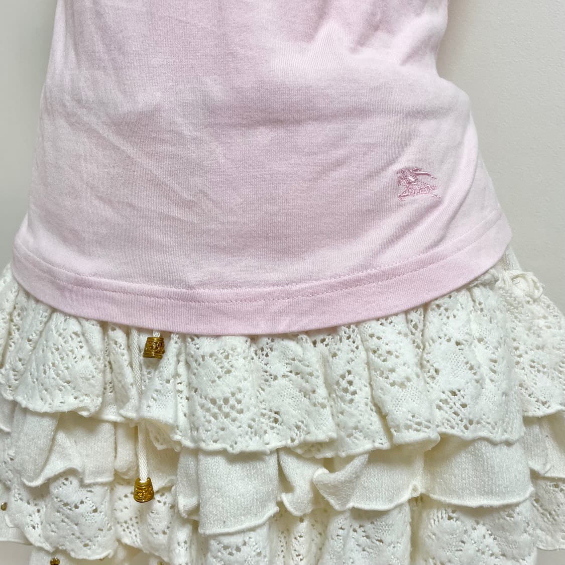 Burberry 버버리 핑크 노바체크 튜브탑 버버리홀터넥 버버리핑크쿨핑 상품이미지5