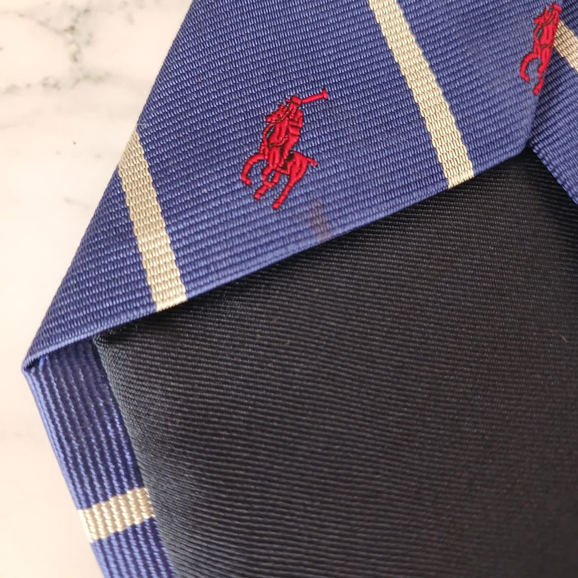 폴로 랄프로렌 스트라이프 포니 자수 넥타이 9.0cm A등급 E8759
 상품이미지8