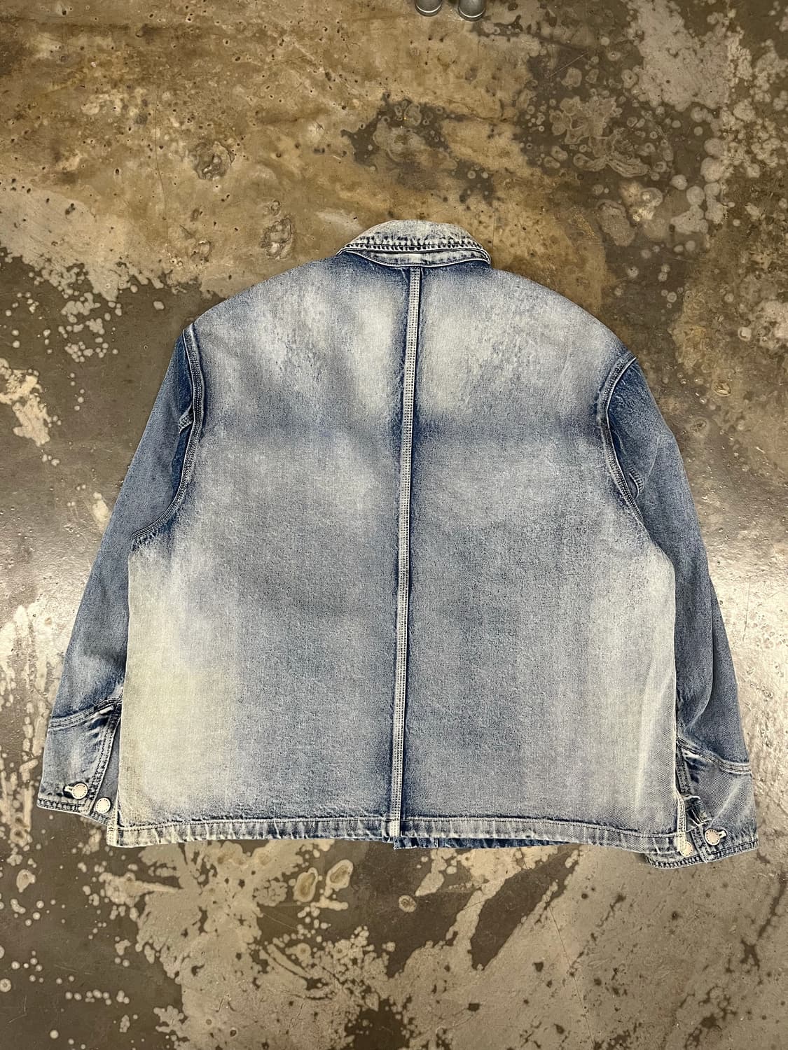 솔리드옴므 25ss 오버핏 데님자켓 100-105 상품이미지3