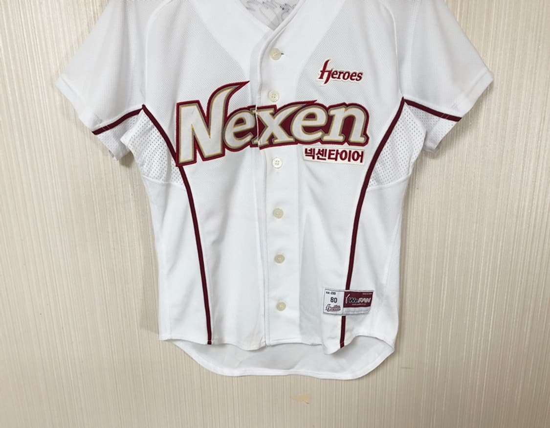 KBO 위팬 넥센(키움)히어로즈 홈유니폼/싸인져지 2XS(80) 상품이미지3