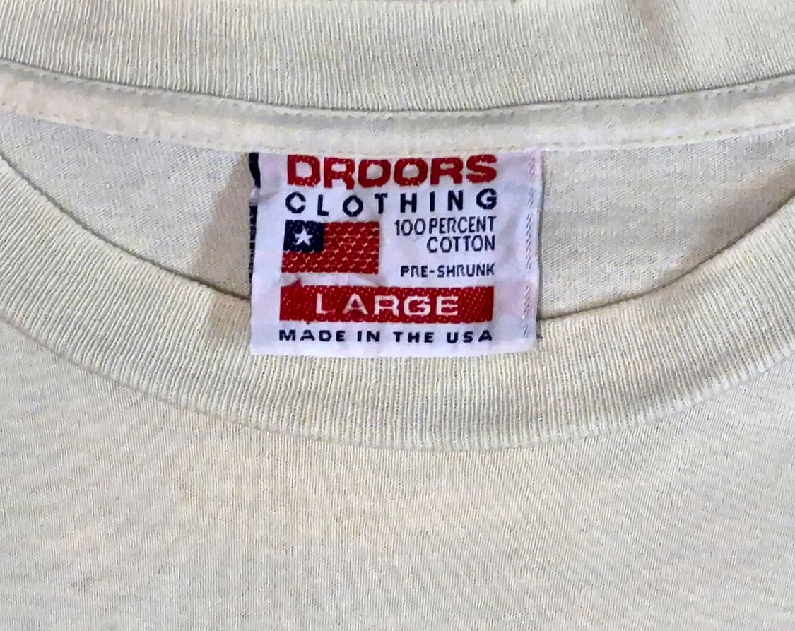 90s DROORS BRAND JEAN CO. Logo T-SHIRT 상품이미지6