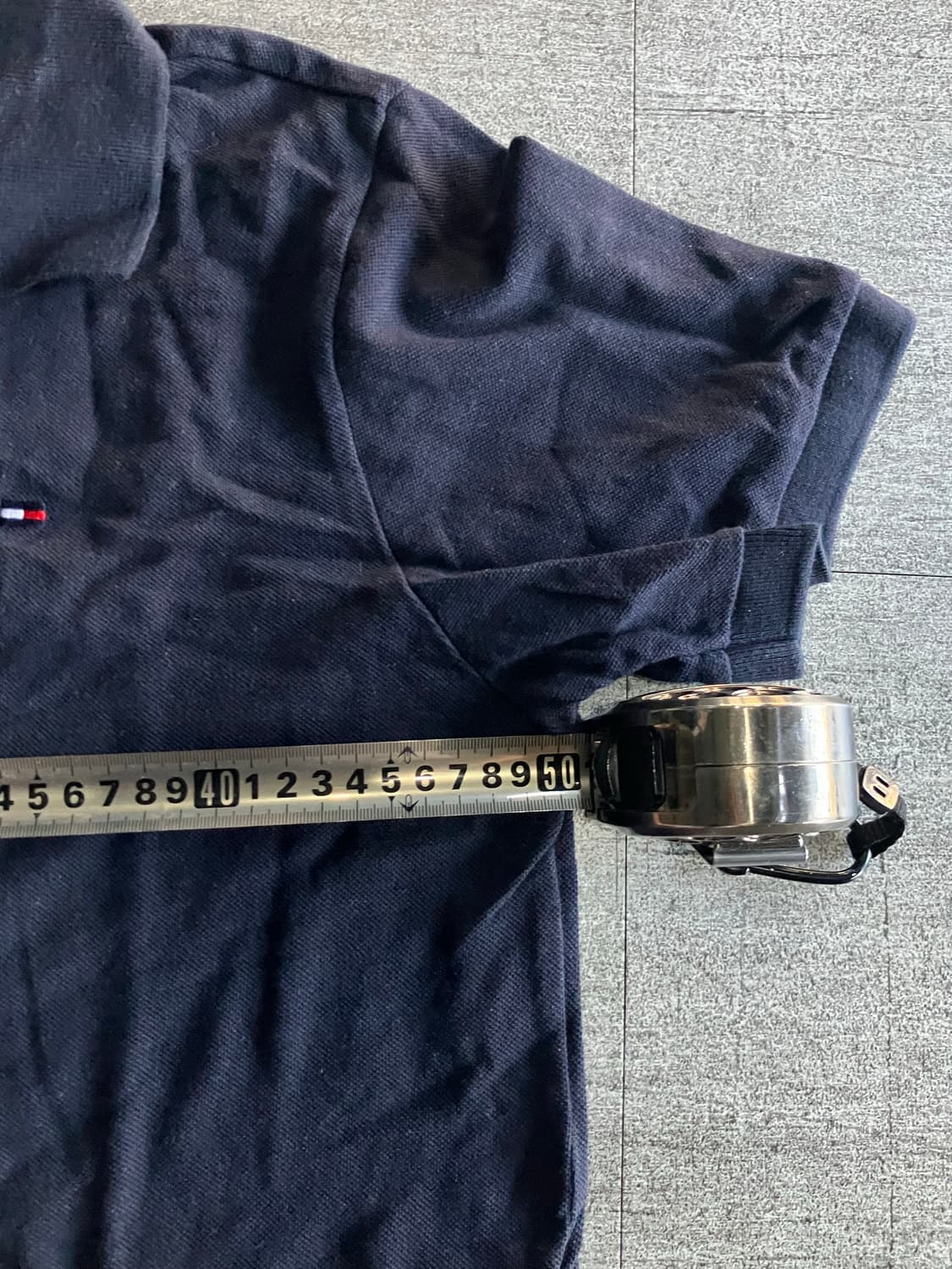 Tommy 타미힐피가 올드스쿨스트릿 머슬핏 반팔카라티셔츠 상품이미지2