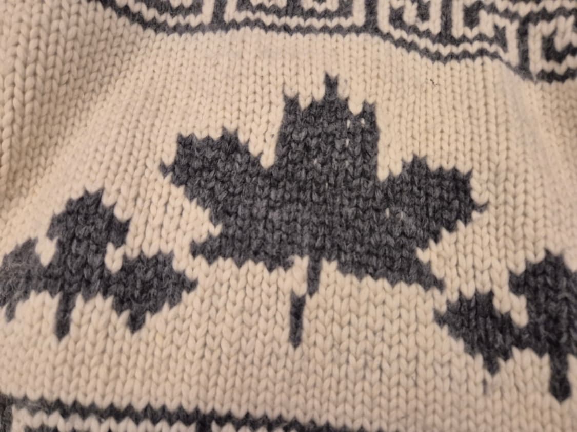 90s LONG HOUSE 헤비울 코위찬 짚업 상품이미지5