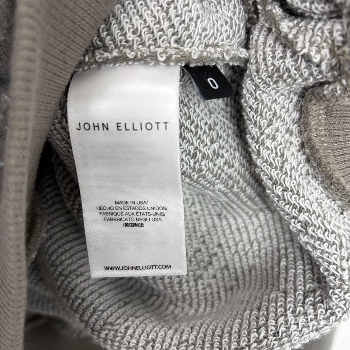 존엘리엇 울 하프집 풀오버 티셔츠 맨투맨 상품이미지6