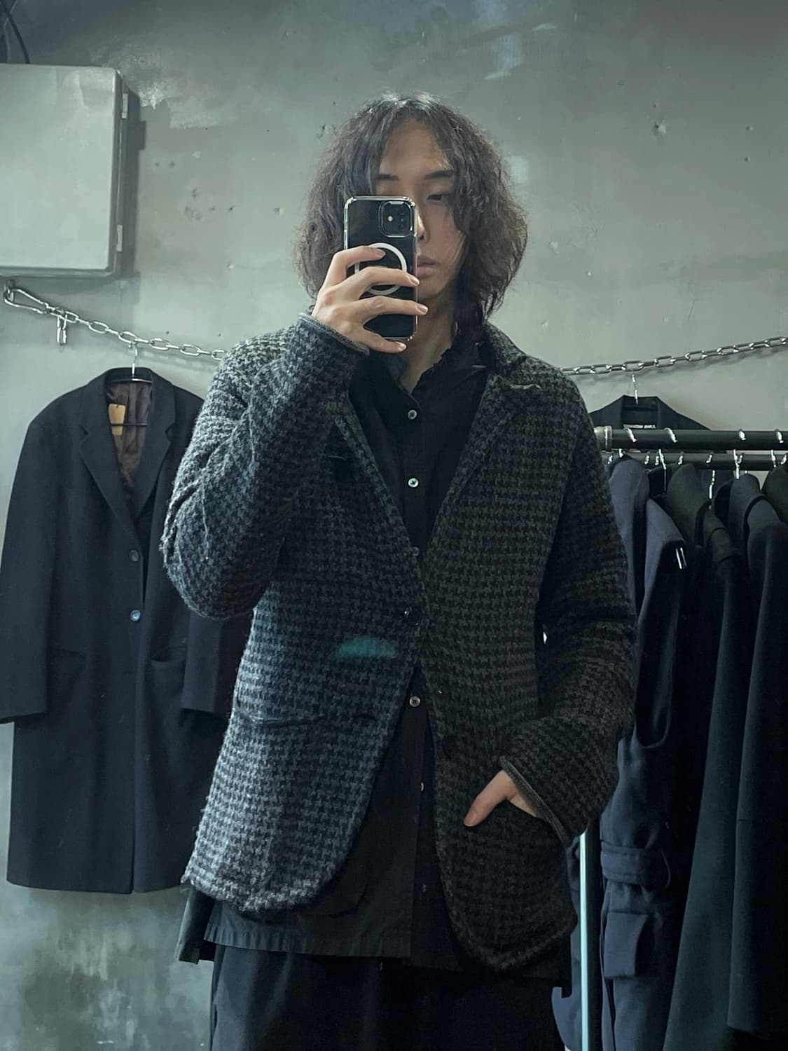 요지 야마모토 니트 자켓 상품이미지2