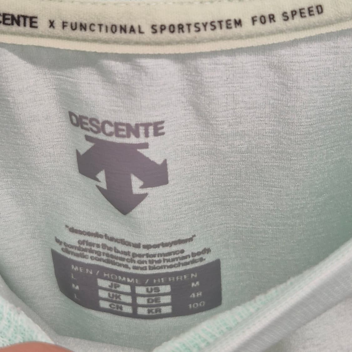 DESCENTE / 애슬레틱 오리지널 민트 티셔츠 100 상품이미지3