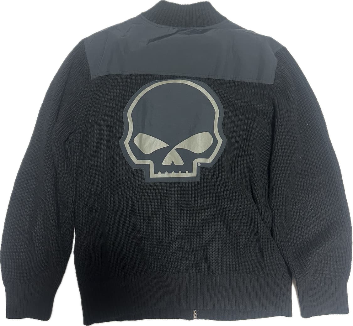 할리데이비슨 스컬 스웨터 블랙 m 상품이미지3