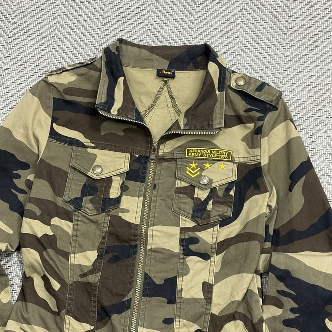 y2k 밀리터리 집업 자켓 v1843 상품이미지3