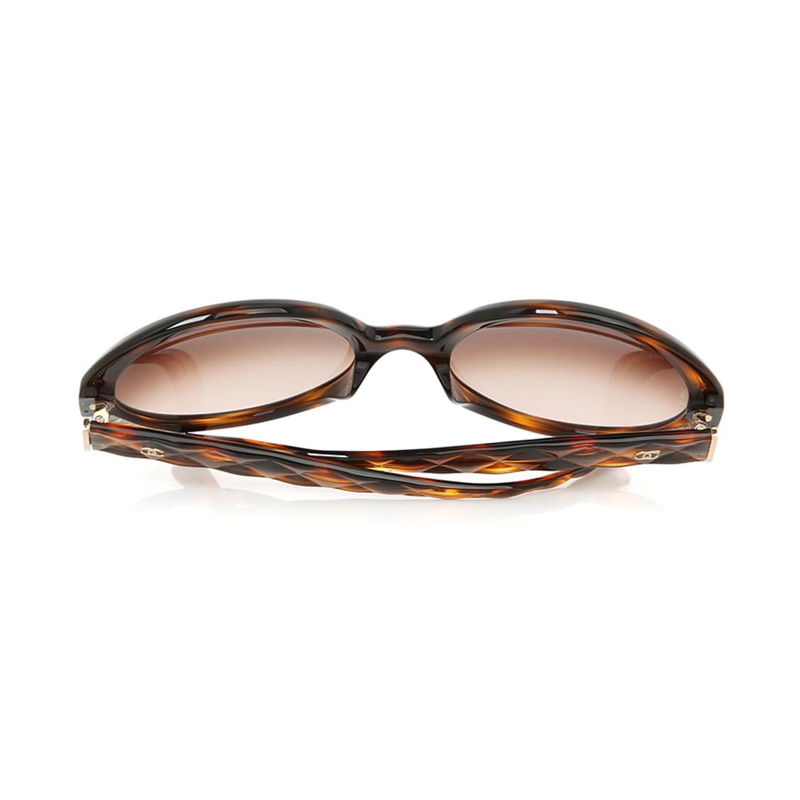 샤넬 퀼팅 선글라스 브라운 라운드 하바나 선글 5120 상품이미지7