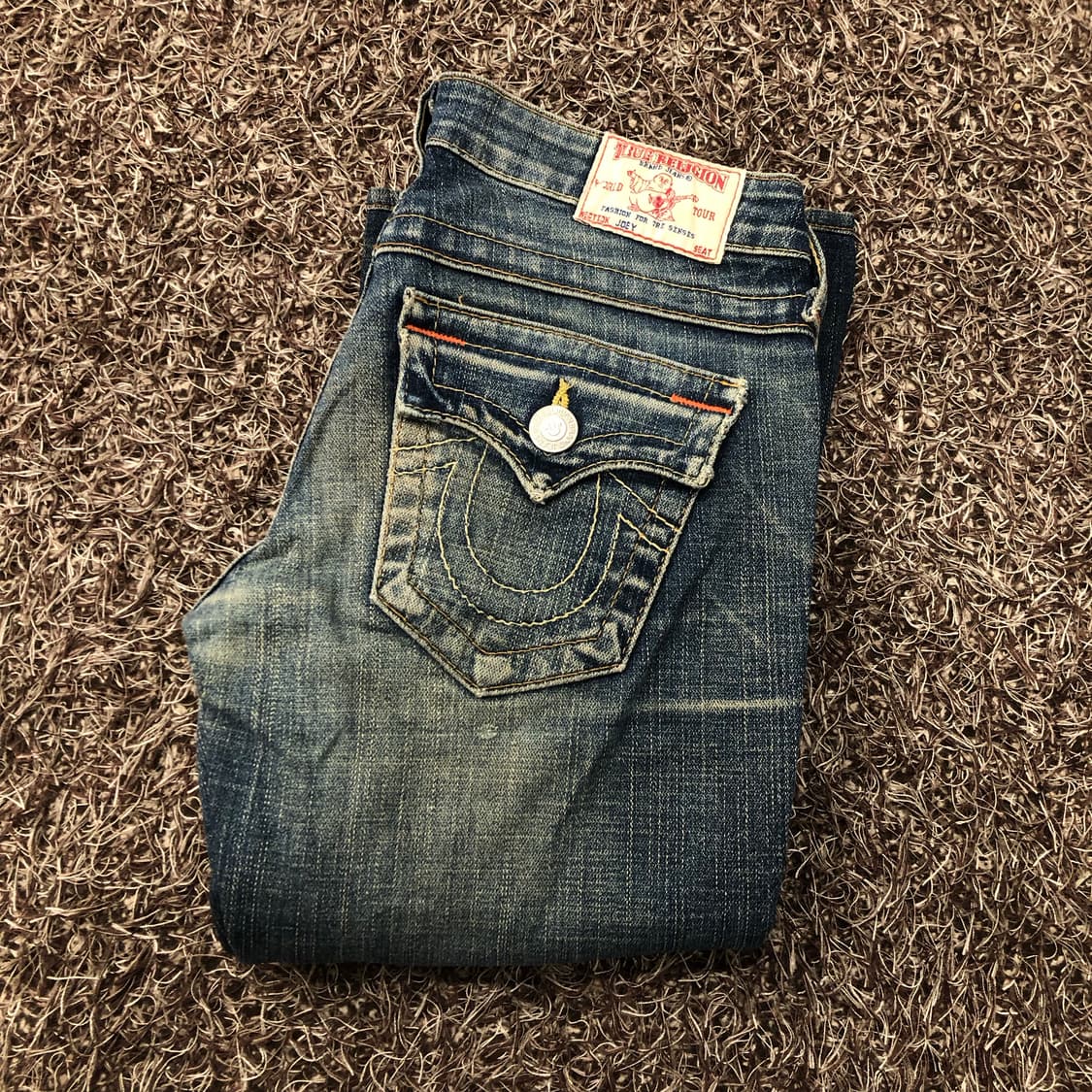 트루릴리전 JOEY 조이 워싱 부츠컷 데님 팬츠 상품이미지1