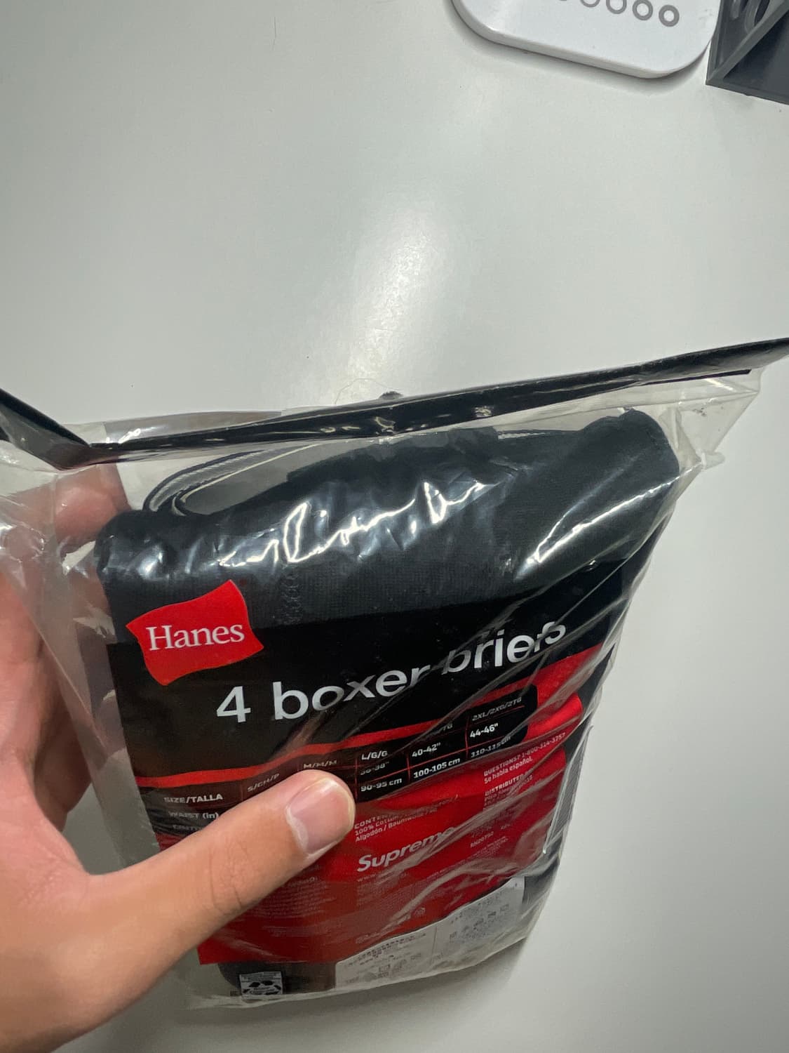 슈프림 헤인즈 박서 브리프 M 상품이미지3