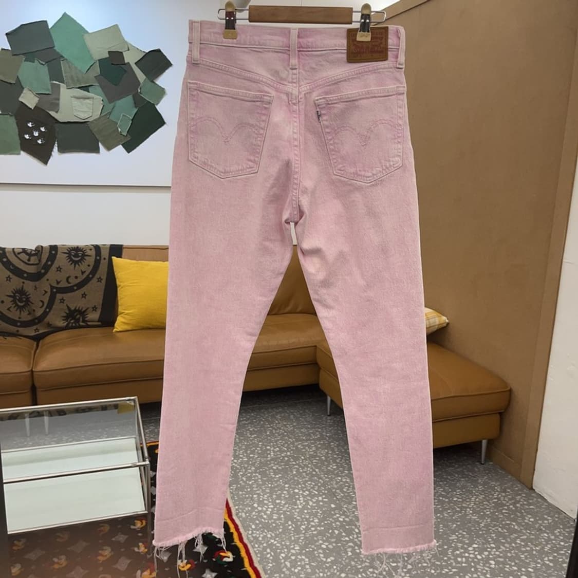 리바이스 501 화이트탭 딸기우유 데님 청바지 28인치 C08113 상품이미지4