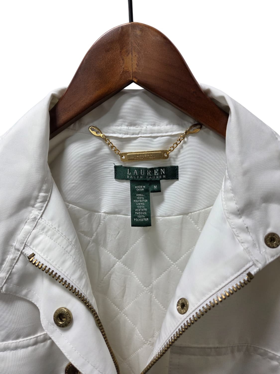  폴로 랄프로렌 화이트 골드 버튼 자켓  상품이미지4
