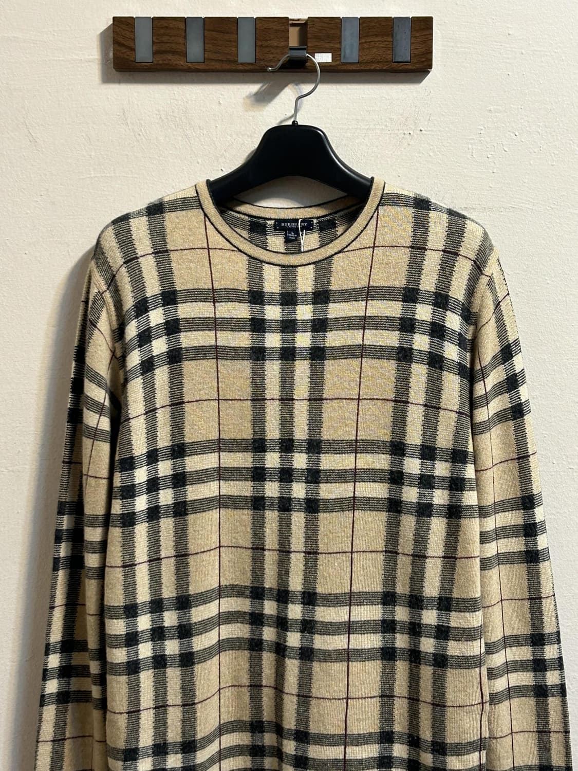 버버리 런던 클래식 체크 울 니트 상품이미지2