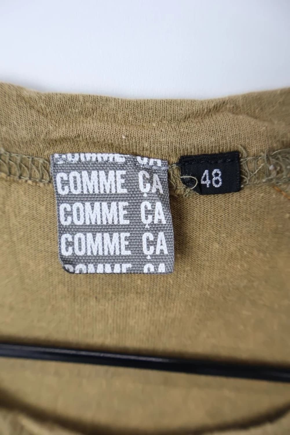 Comme Ca Raglan Two Tone T-Shirt 상품이미지5