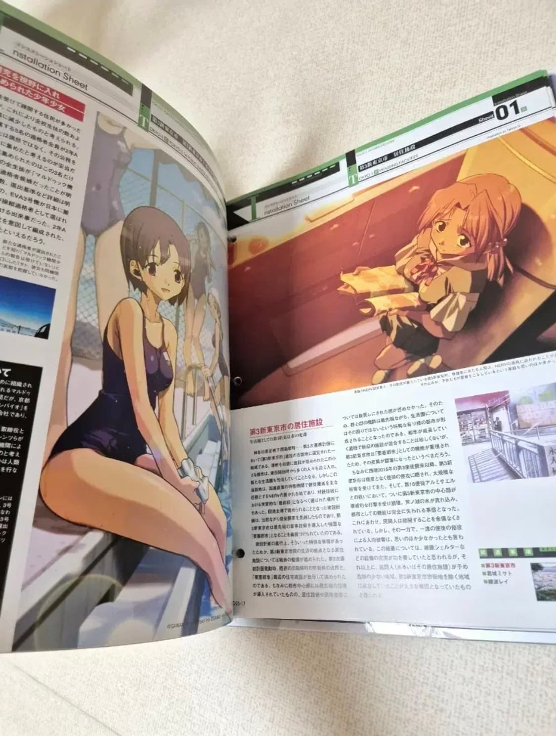 새제품 레어) 에반게리온 크로니클 01버전 일러스트북 가이드북 상품이미지5