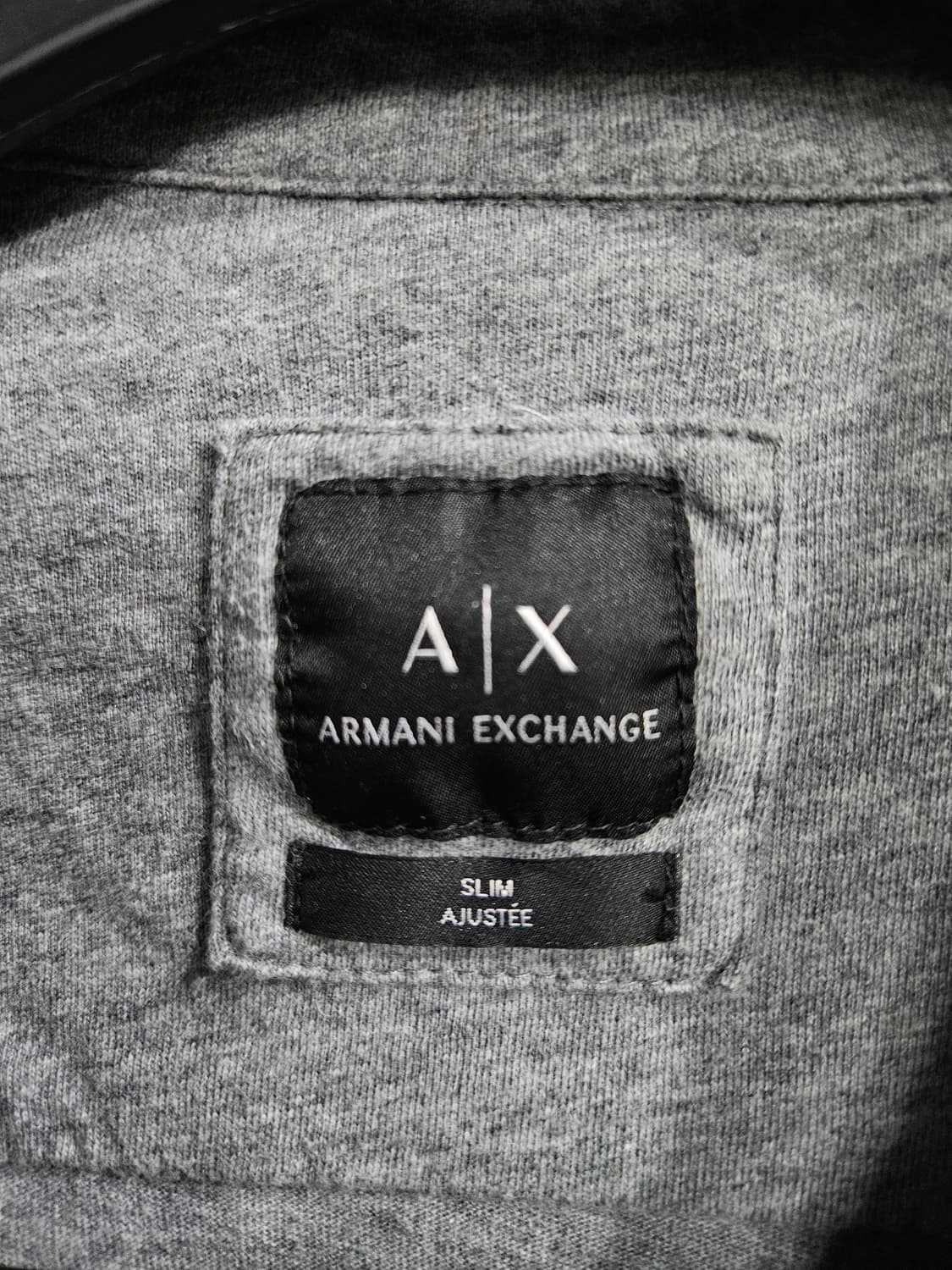 아르마니 익스체인지 그레이 남성 슬림핏 95~100 긴팔셔츠  상품이미지3
