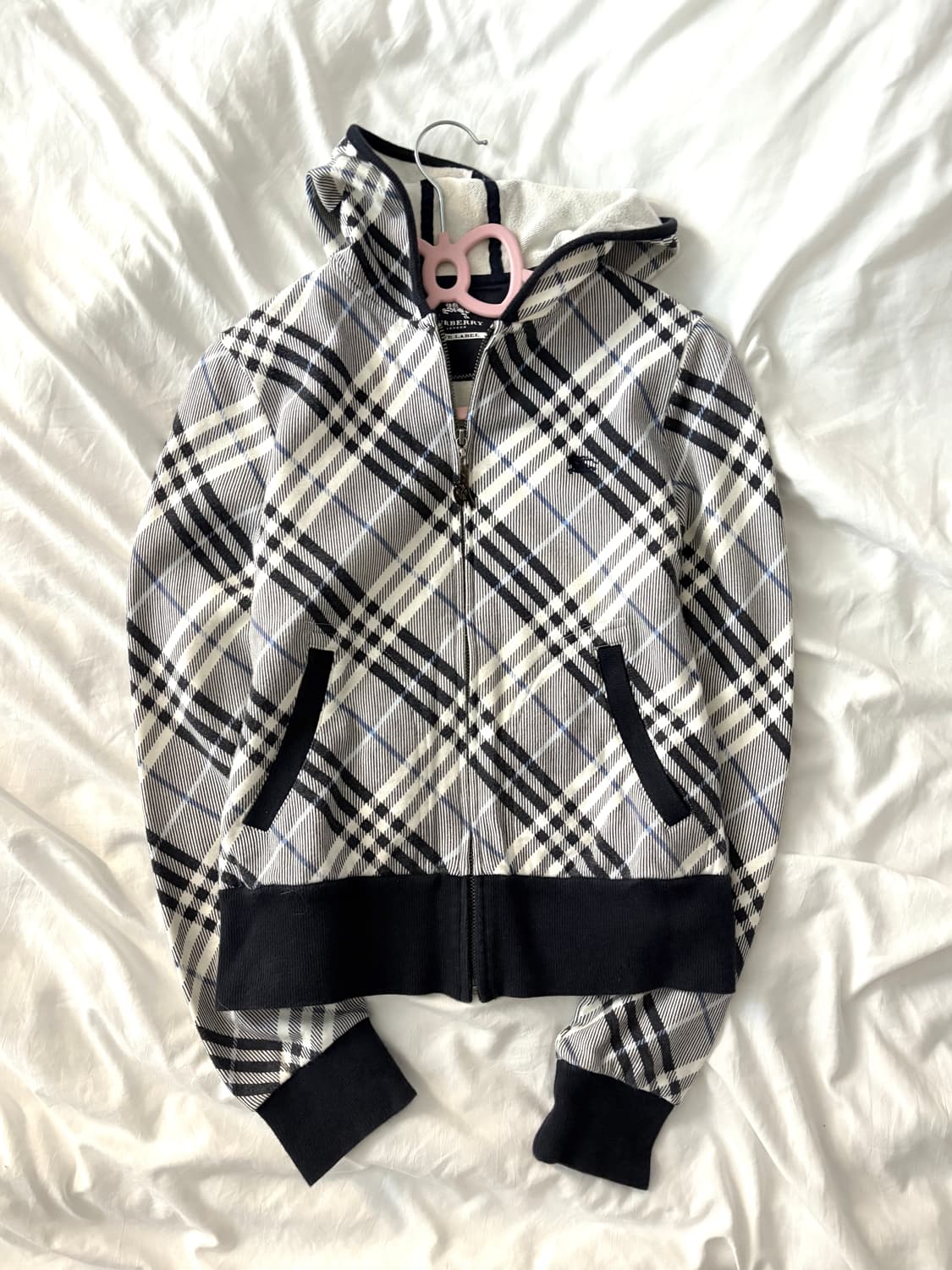 버버리 노바체크 후드집업 상품이미지1