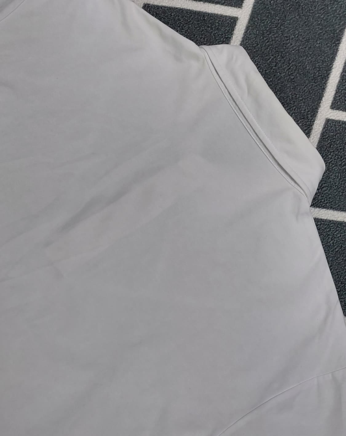 [LL] 아놀드 파마 남성 자수 로고 반팔 폴로 셔츠 (화이트) 상품이미지9