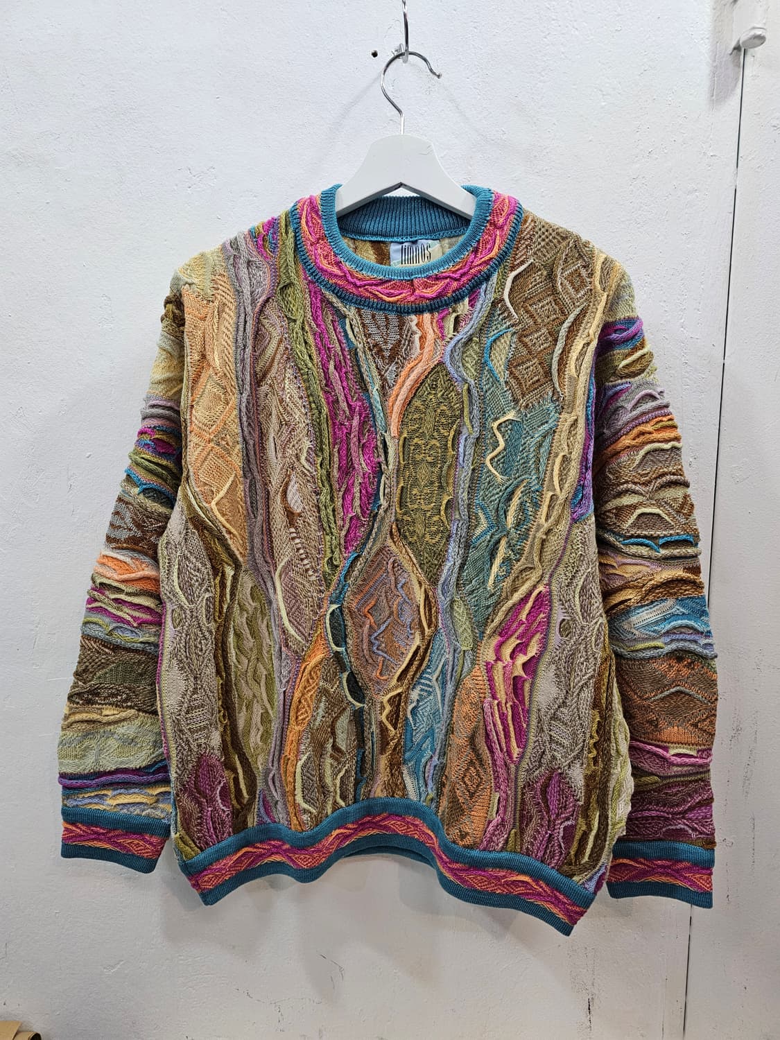 파스텔톤 케이블 니트 상품이미지1