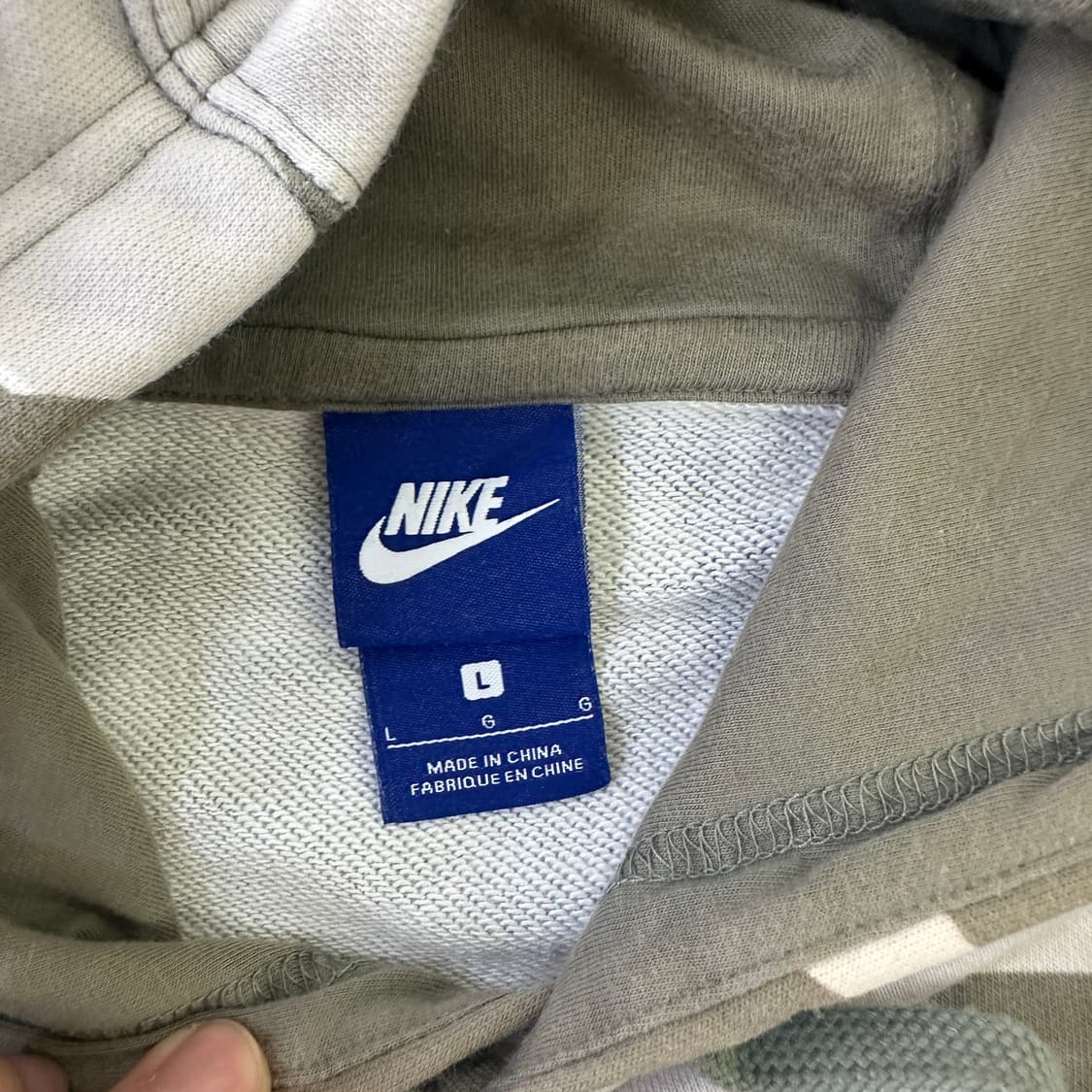 L 나이키 카모플라주 후드 티셔츠 0423D 상품이미지2