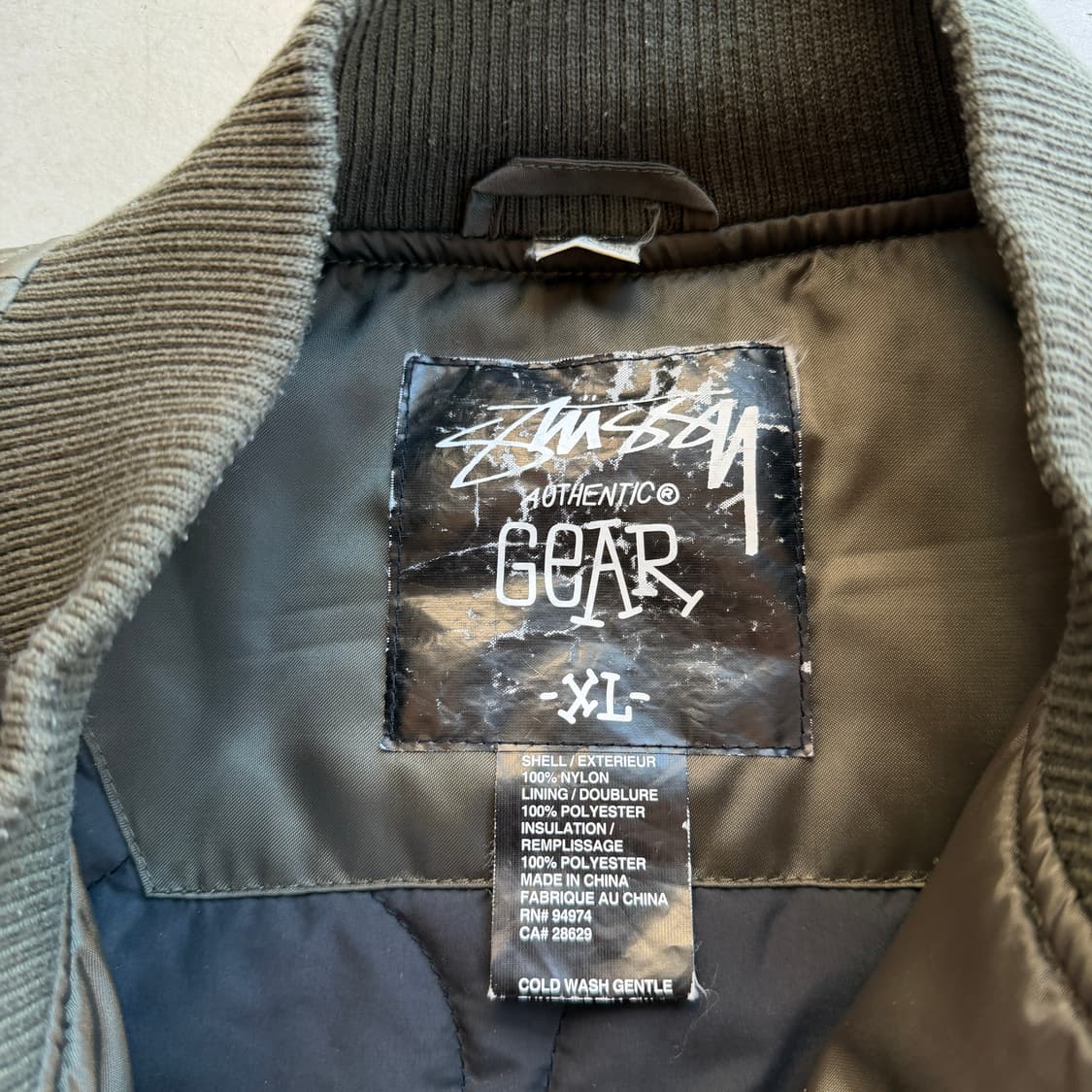 00s 스투시 기어 항공 점퍼 상품이미지7