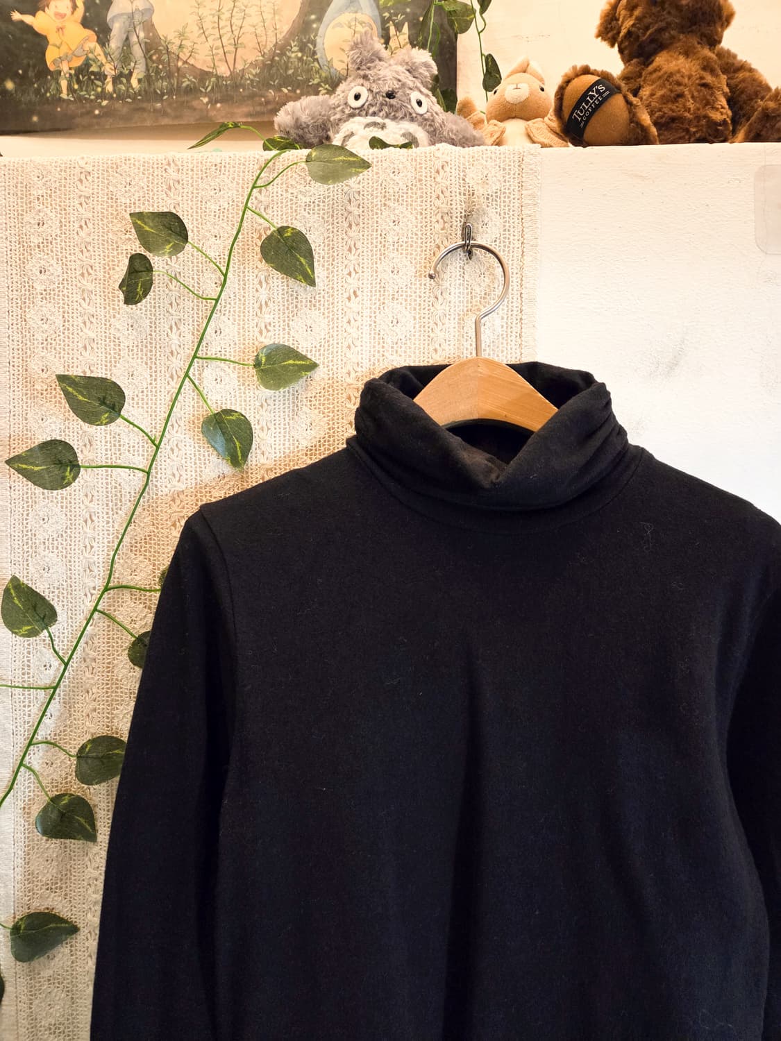 블랙 목폴라 슬리브 상품이미지2