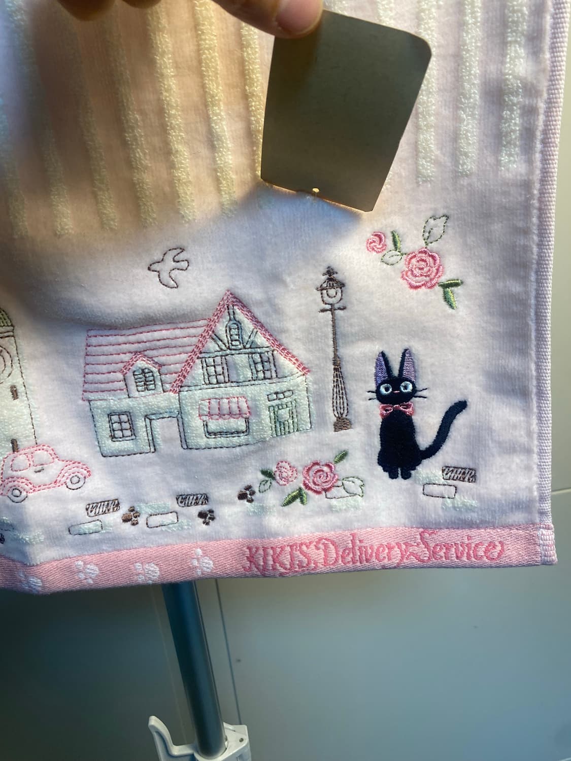 지브리 마녀배달부 키키 자수 손수건 새상품 상품이미지5