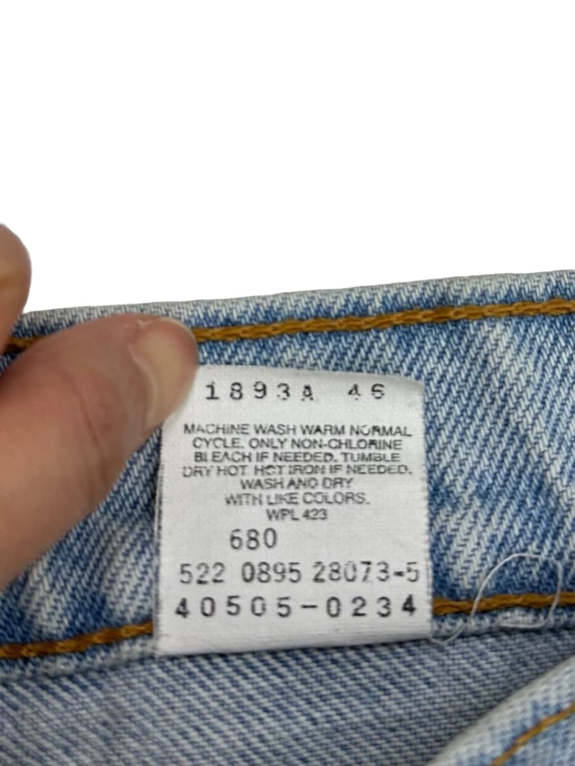 90s 리바이스 오렌지탭 505 (38) 상품이미지7