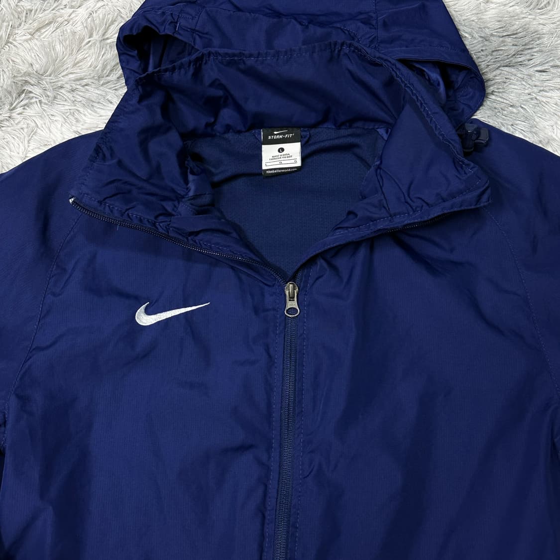 나이키 스우시 스톰핏 바람막이 네이비 L 상품이미지2