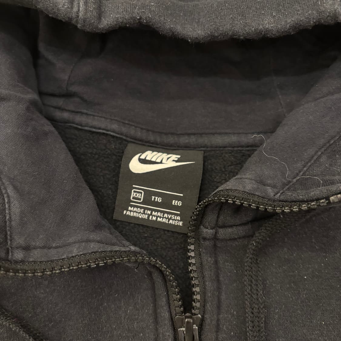 나이키 베이직 블랙 후드집업 상품이미지3