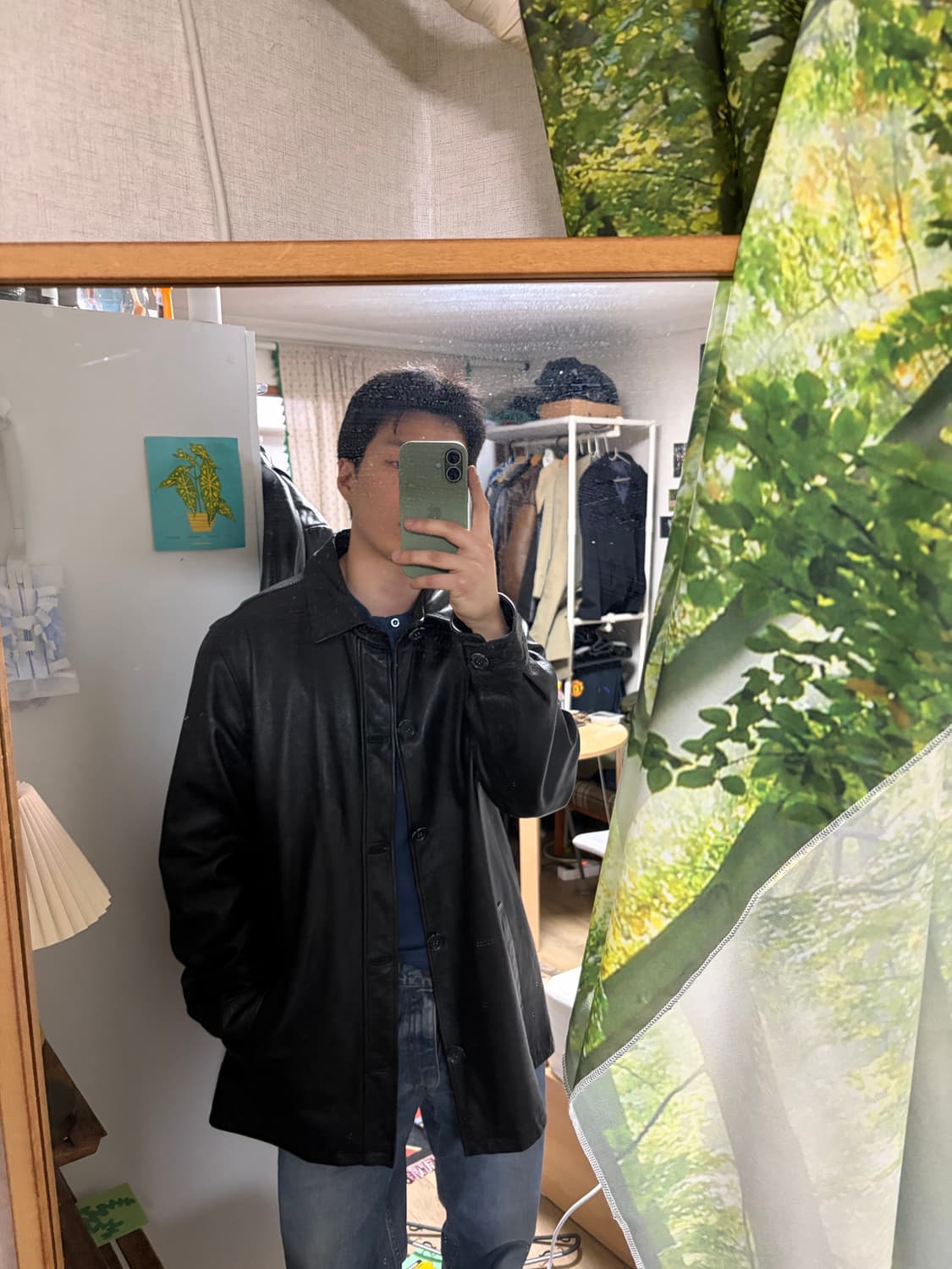 L) 챕스 랄프로렌 레더 카코트 올드갭카코트 상품이미지2